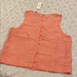 🎃 FINAL PRICE! Banana Republic Linen Tank NWT